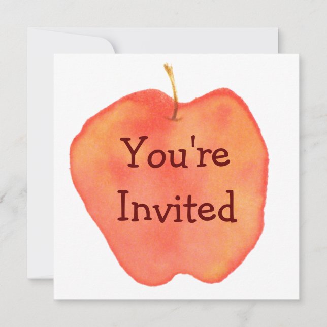 Apple Invitation (Front)
