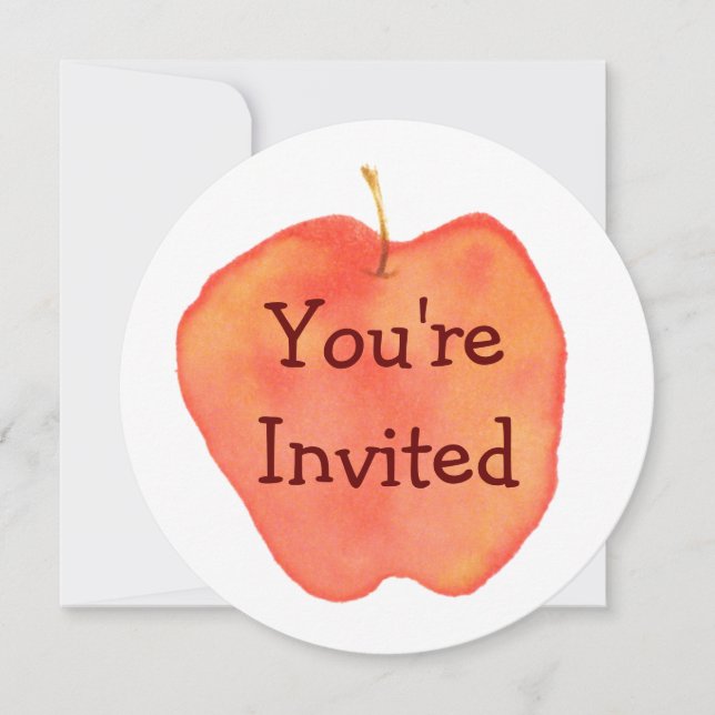 Apple Invitation (Front)