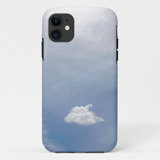 apple iphone 11 case blue sky design (Back)