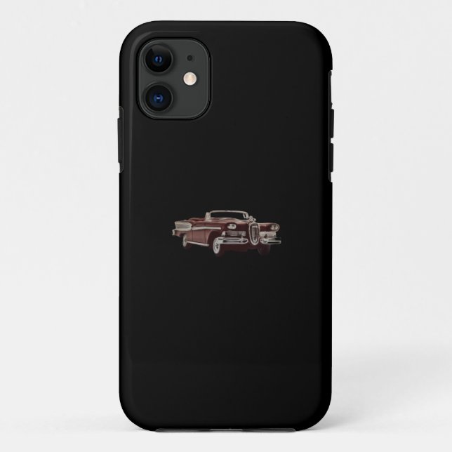 apple iphone 11 case vintage car design (Back)