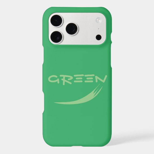 apple iphone 11 pro max case Green design (Back)