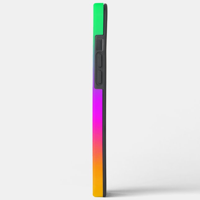 Apple iPhone 12 Pro Max Neon Chrome Design Case  (Back / Left)