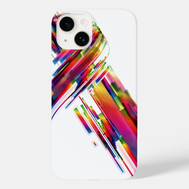 Apple iPhone 14 Case-Colourful Abstract  Case-Mate iPhone Case (Back)