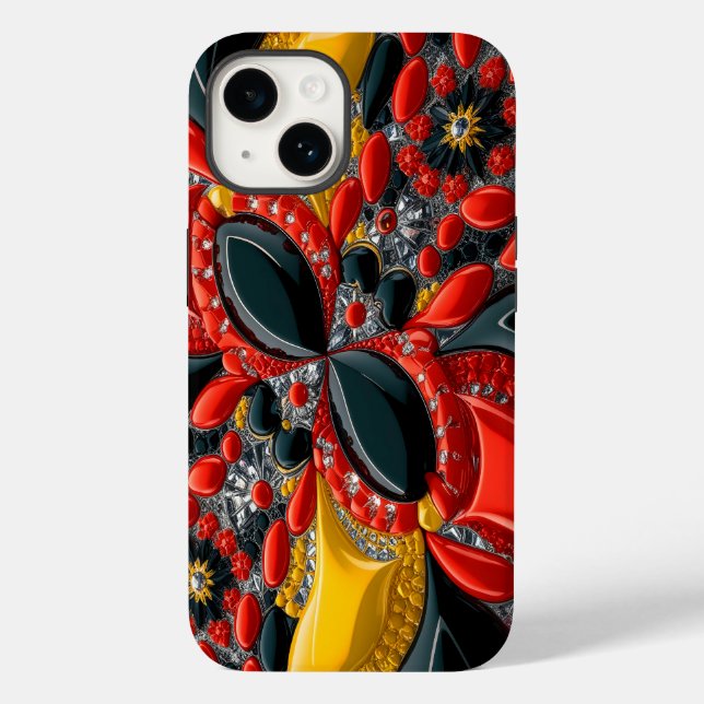 Apple iPhone 14 Case-Mate Germany Colours Case-Mate iPhone Case (Back)