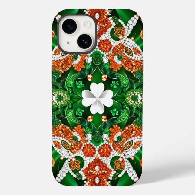 Apple iPhone 14 Case-Mate Irish Colours Case-Mate iPhone Case (Back)