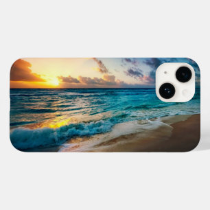 Apple iPhone 14 Case-Ocean Beach Sunset  Case-Mate iPhone 14 Case