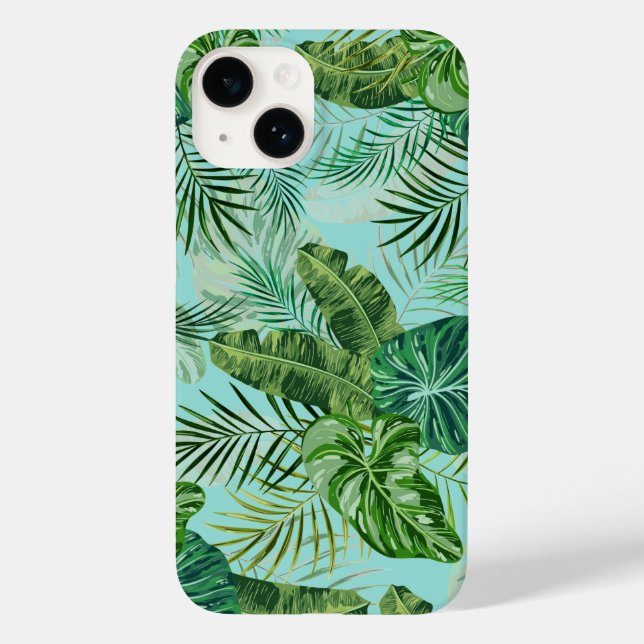 Apple iPhone 14 Case-Tropical Palm  Case-Mate iPhone Case (Back)