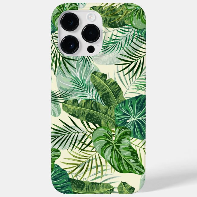 Apple iPhone 14 Pro Max Case-Tropical Palm    Case-Mate iPhone Case (Back)