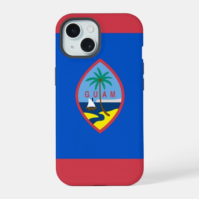 Apple iPhone 15 Case-Mate Guam flag Case (Back)