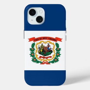 Apple iPhone 15 Case-Mate, West Virginia flag Case