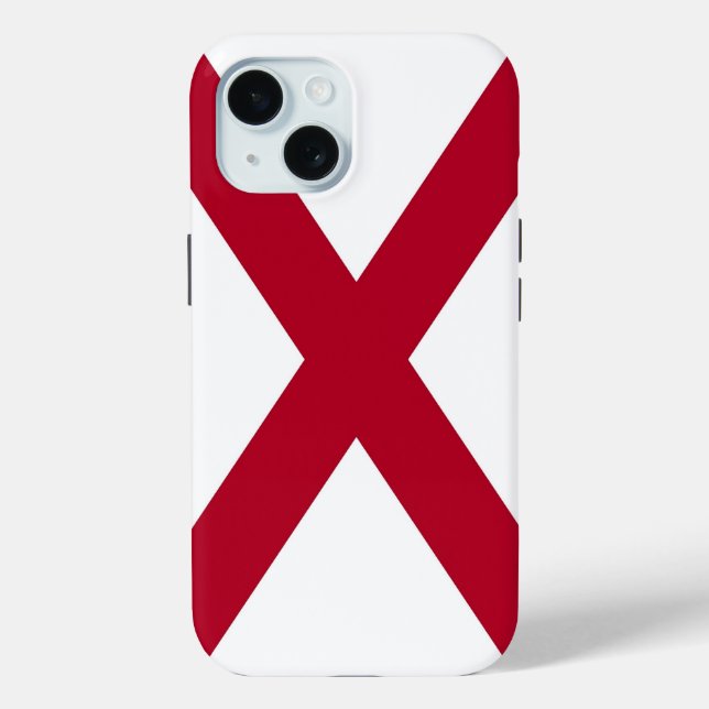 Apple iPhone 15 Case-Mate with Alabama flag Case-Mate iPhone Case (Back)
