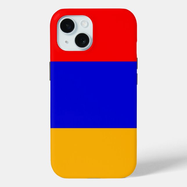 Apple iPhone 15 Case-Mate with Armenia flag Case (Back)