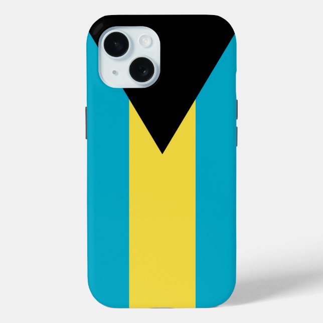 Apple iPhone 15 Case-Mate with Bahamas flag Case (Back)