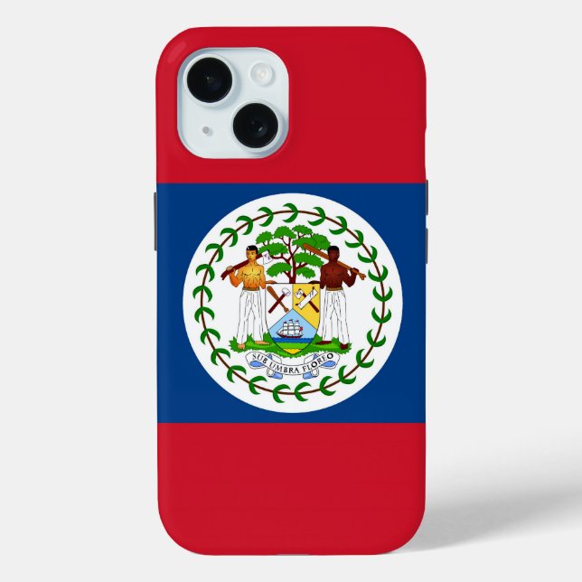 Apple iPhone 15 Case-Mate with Belise flag Case (Back)