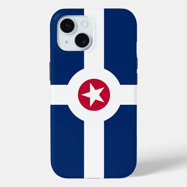 Apple iPhone 15 Case-Mate with Indianapolis flag Case (Back)