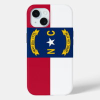 Apple iPhone 15 Case-Mate with North Carolina flag