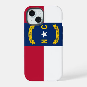 Apple iPhone 15 Case-Mate with North Carolina flag Case