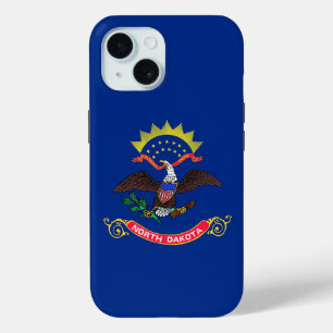 Apple iPhone 15 Case-Mate with North Dakota flag Case