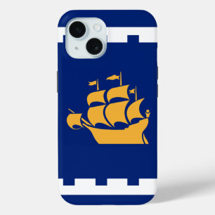 Apple iPhone 15 Case-Mate with Quebec City flag Case