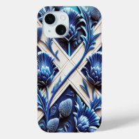 Apple iPhone 15 Case-Mate with Scottish Thistles