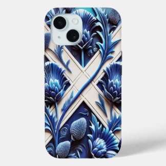 Apple iPhone 15 Case-Mate with Scottish Thistles Case