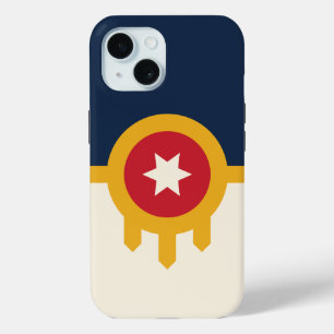 Apple iPhone 15 Case-Mate with Tulsa flag Case