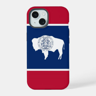 Apple iPhone 15 Case-Mate, Wyoming flag Case
