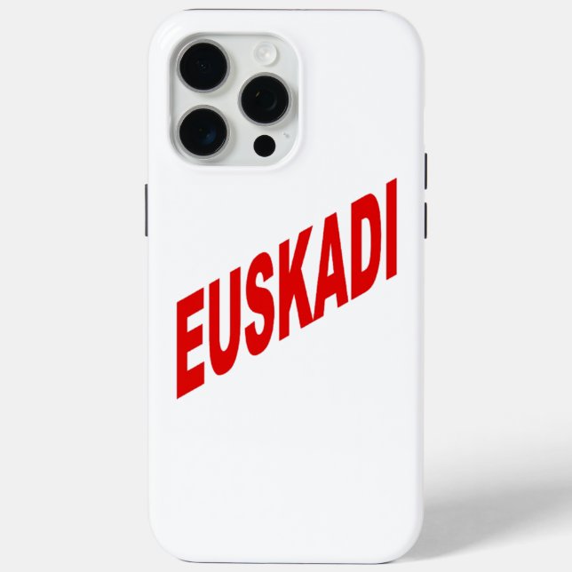 Apple iPhone 15 EUSKADI Shell Case-Mate iPhone Case (Back)
