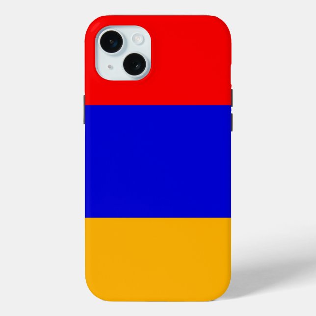 Apple iPhone 15 Plus Case, Armenia flag Case-Mate iPhone Case (Back)
