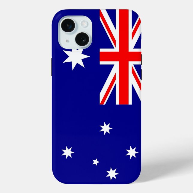 Apple iPhone 15 Plus Case, Australia flag Case-Mate iPhone Case (Back)