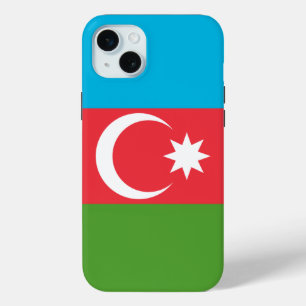 Apple iPhone 15 Plus Case, Azerbaijan flag Mini Case