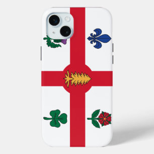 Apple iPhone 15 Plus Case, Montreal flag Mini Case