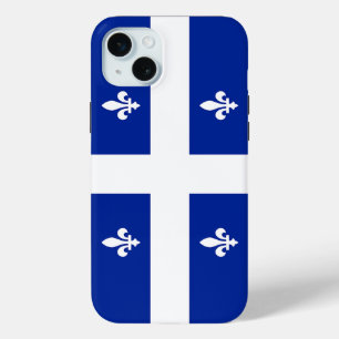 Apple iPhone 15 Plus Case, Quebec flag Mini Case