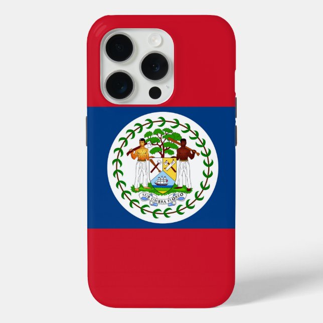 Apple iPhone 15 Pro Case-Mate, Belise flag Case-Mate iPhone Case (Back)