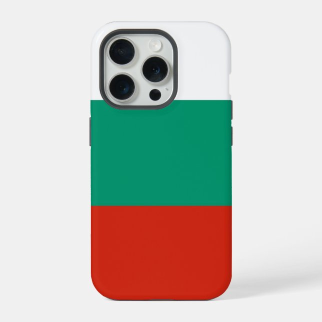 Apple iPhone 15 Pro Case-Mate, Bulgaria flag Case (Back)