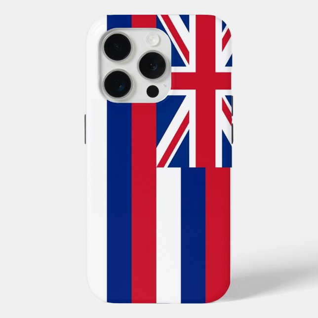 Apple iPhone 15 Pro Case-Mate Hawaii flag Case (Back)