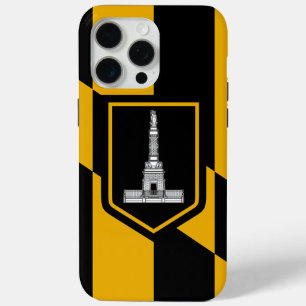 Apple iPhone 15 Pro Max Case, Baltimore flag Case