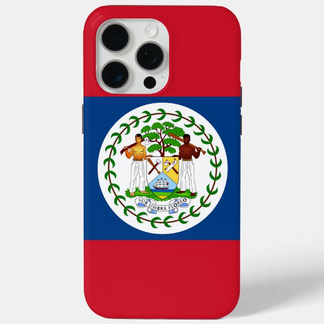 Apple iPhone 15 Pro Max Case, Belise flag Case-Mate iPhone Case (Back)