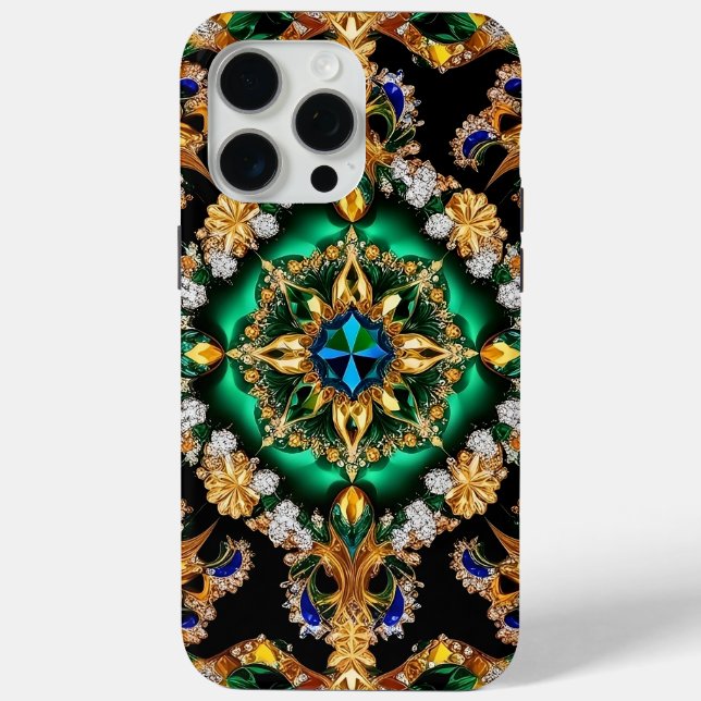 Apple iPhone 15 Pro Max Case, Brazil Colours Case-Mate iPhone Case (Back)