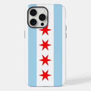 Apple iPhone 15 Pro Max Case, Chicago flag Case