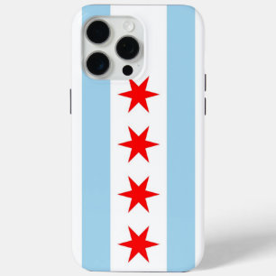 Apple iPhone 15 Pro Max Case, Chicago flag Case