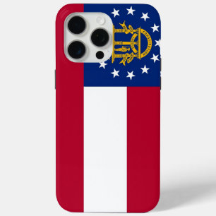 Apple iPhone 15 Pro Max Case, Georgia flag iPhone 15 Pro Max Case