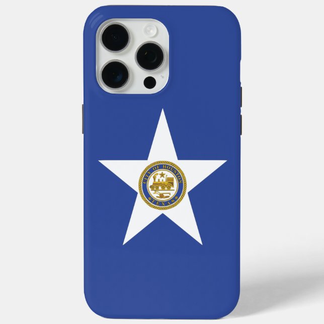 Apple iPhone 15 Pro Max Case, Houston, Texas Flag Case-Mate iPhone Case (Back)
