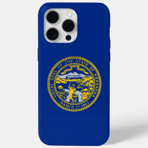 Apple iPhone 15 Pro Max Case, Nebraska flag Case