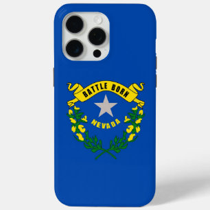 Apple iPhone 15 Pro Max Case, Nevada flag Case
