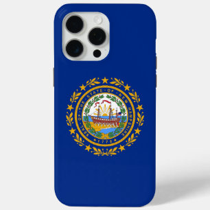 Apple iPhone 15 Pro Max Case, New Hampshire flag Case