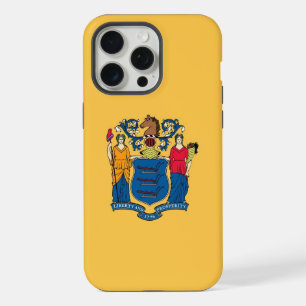 Apple iPhone 15 Pro Max Case, New Jersey Flag Case