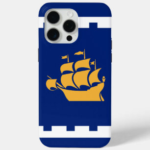 Apple iPhone 15 Pro Max Case, Quebec City flag Case
