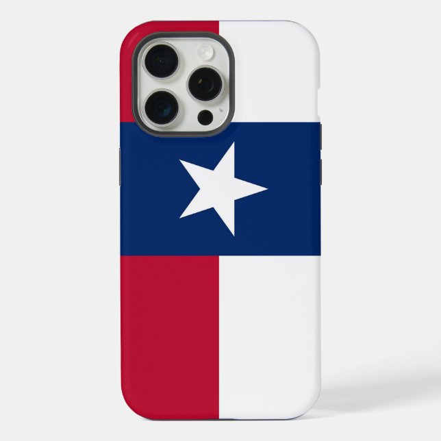Apple iPhone 15 Pro Max Case, Texas Flag Case (Back)