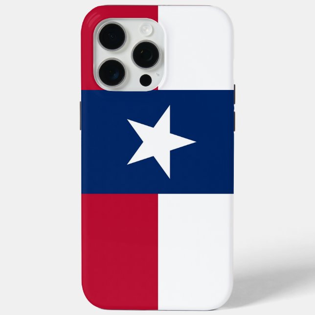 Apple iPhone 15 Pro Max Case, Texas Flag Case-Mate iPhone Case (Back)